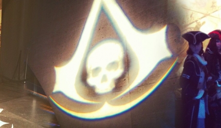 Riesiges Ölgemälde mit Fans zu Assassins Creed 4 – Black Flag vorgestellt