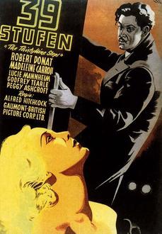 Die 39 Stufen Poster