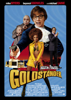 Austin Powers in Goldständer Poster