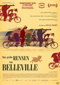 Das große Rennen von Belleville Poster