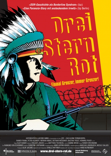 Drei Stern Rot Poster
