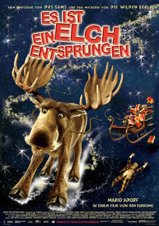 Es ist ein Elch entsprungen Poster