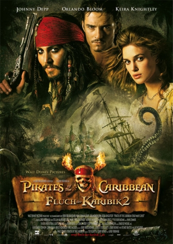 Pirates of the Caribbean - Fluch der Karibik 2 Poster