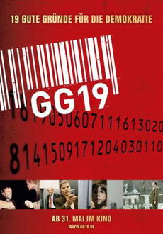 GG 19 - Deutschland in 19 Artikeln Poster