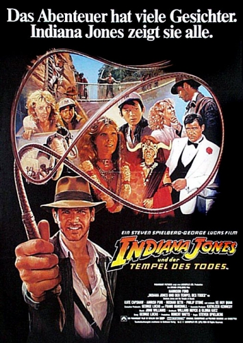 Indiana Jones und der Tempel des Todes Poster