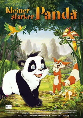 Kleiner starker Panda Poster