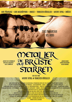 Metaller die auf Brüste starren Poster