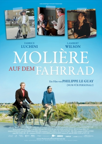 Molière auf dem Fahrrad Poster