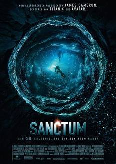 James Cameron's Sanctum in 3D Poster