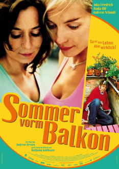 Sommer vorm Balkon Poster