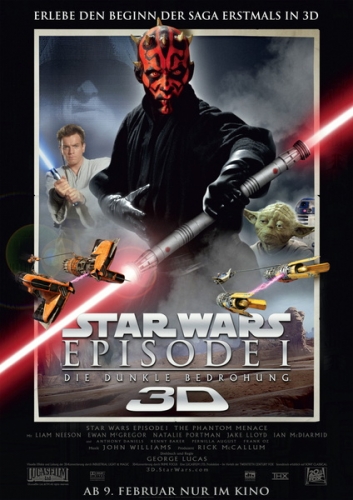 Star Wars 3D: Episode I - Die dunkle Bedrohung Poster