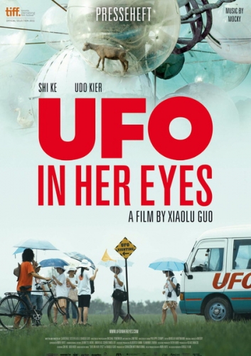 UFO In Her Eyes Poster